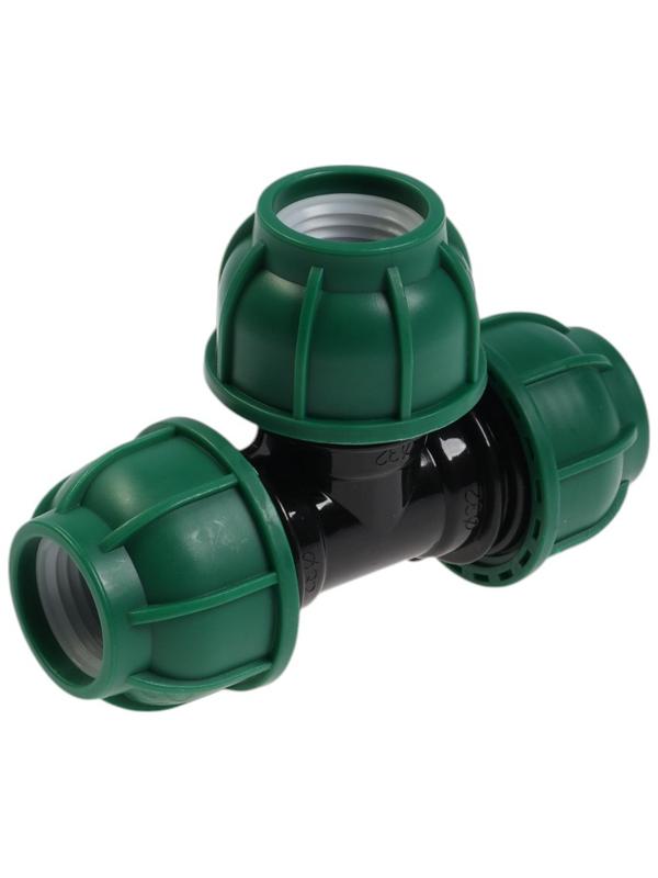 Тройник ПНД ZEIN, 32 мм, цанга