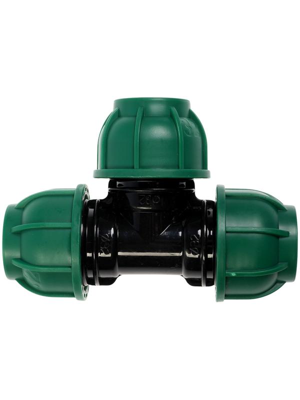 Тройник ПНД ZEIN, 32 мм, цанга