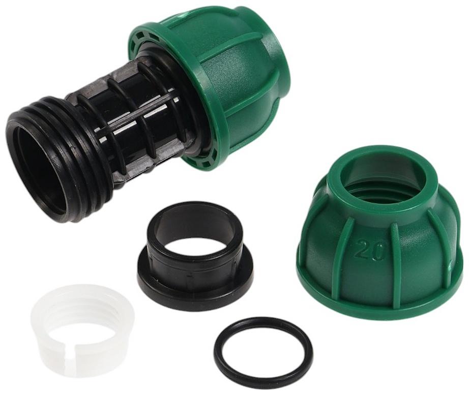 Муфта ПНД ZEIN, 20 мм, цанга