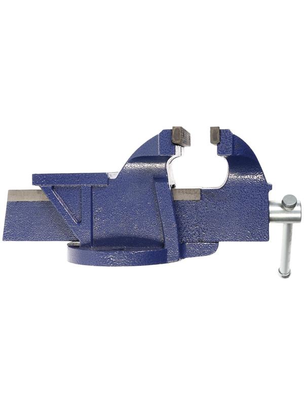 Тиски слесарные ТУНДРА, с наковальней, высокопрочный чугун ВЧ-40, 150 мм