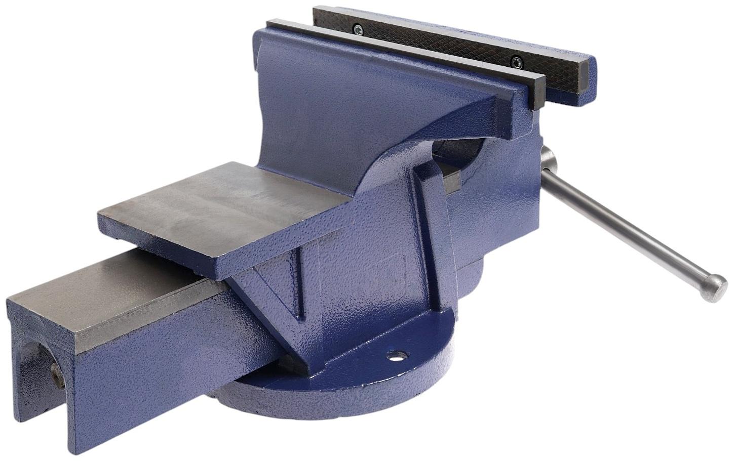 Тиски слесарные ТУНДРА, с наковальней, высокопрочный чугун ВЧ-40, 250 мм