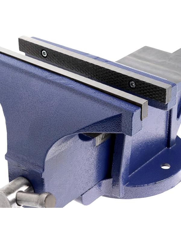 Тиски слесарные ТУНДРА, с наковальней, высокопрочный чугун ВЧ-40, 250 мм