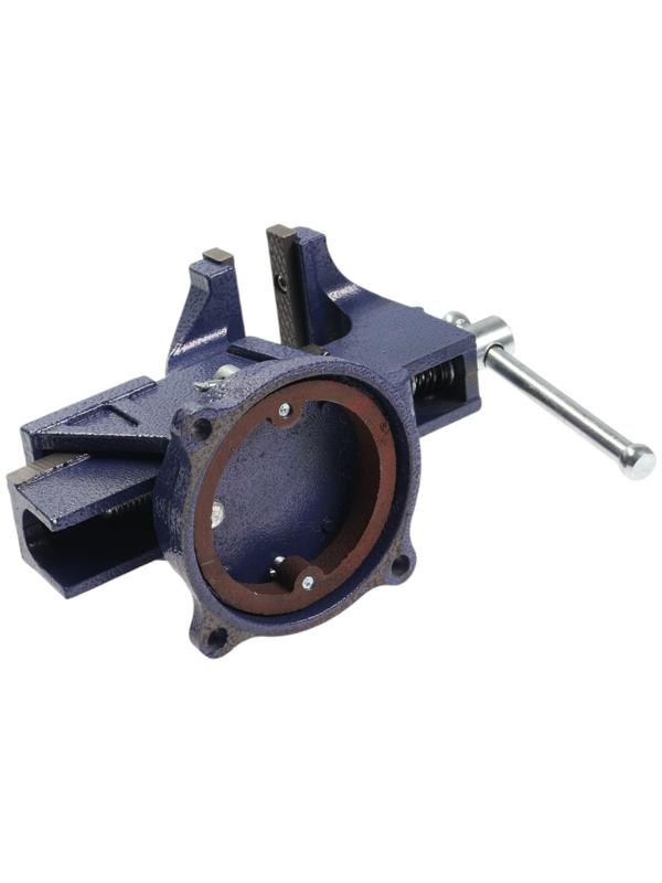 Тиски слесарные поворотные ТУНДРА, с наковальней, высокопрочный чугун ВЧ-40, 125 мм