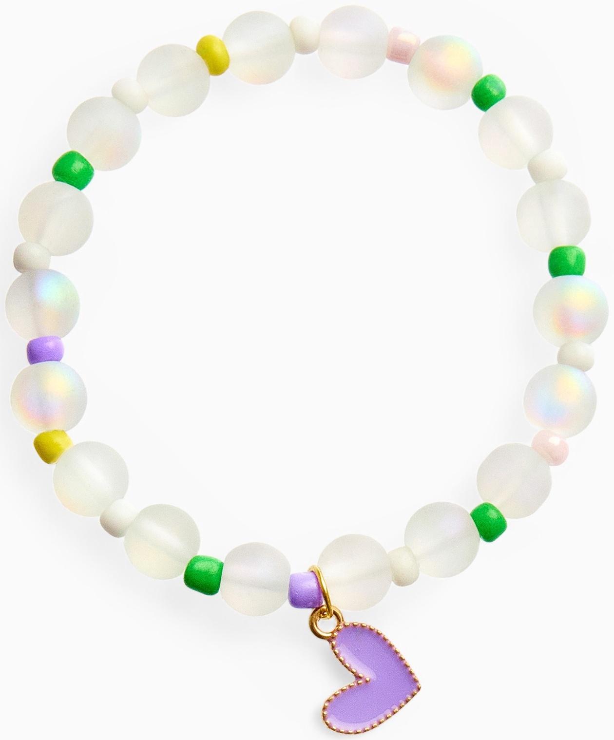 Браслет детский «Выбражулька» кошачий глаз бусина 8 мм, разноцветный