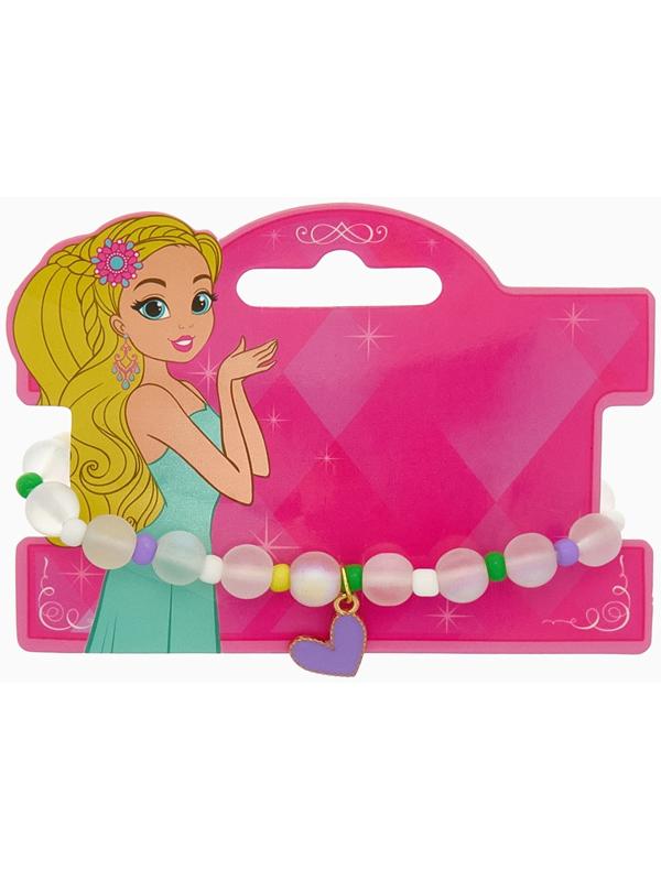 Браслет детский «Выбражулька» кошачий глаз бусина 8 мм, разноцветный