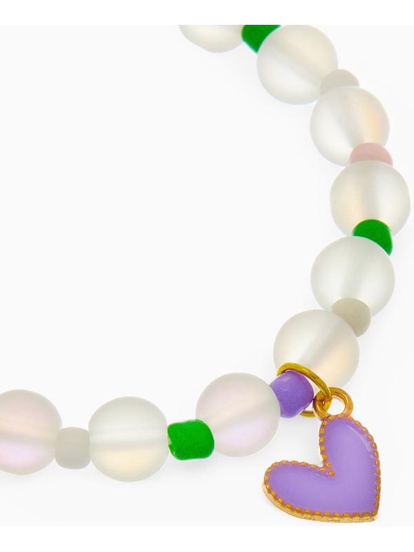 Браслет детский «Выбражулька» кошачий глаз бусина 8 мм, разноцветный