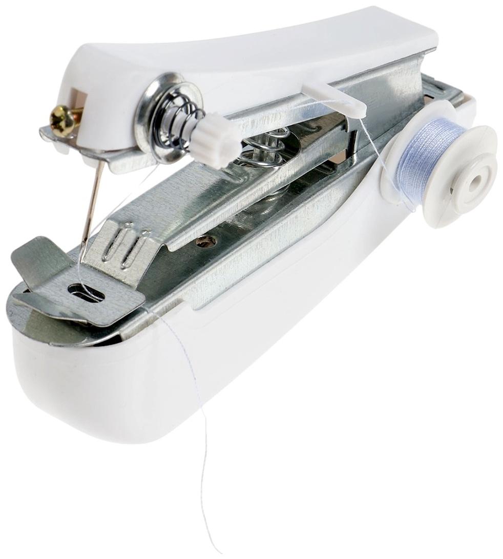 Швейная машинка LSH-09, механическая, портативная, белая