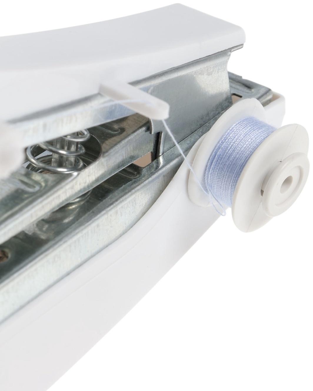 Швейная машинка LSH-09, механическая, портативная, белая