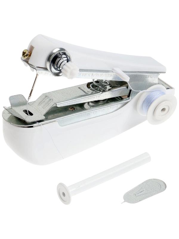Швейная машинка LSH-09, механическая, портативная, белая