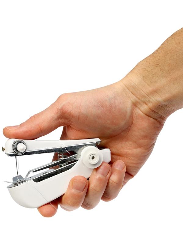 Швейная машинка LSH-09, механическая, портативная, белая