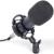 Микрофон конденсаторный Music Life черный: кабель, ветрозащита, стойка