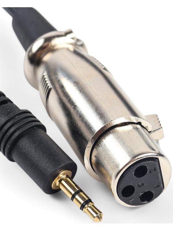 Микрофон конденсаторный Music Life черный: кабель, ветрозащита, стойка