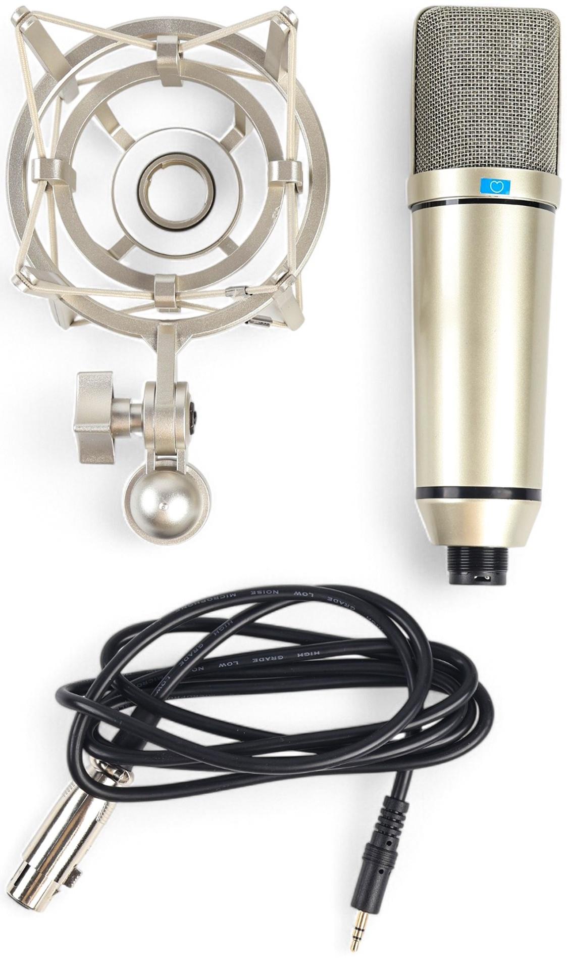 Микрофон конденсаторный Music Life U87: стойка + кабель в комплекте