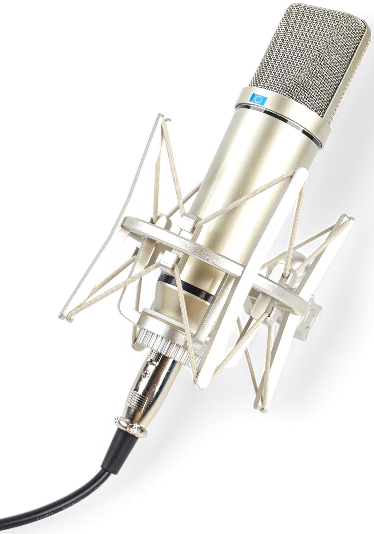 Микрофон конденсаторный Music Life U87: стойка + кабель в комплекте
