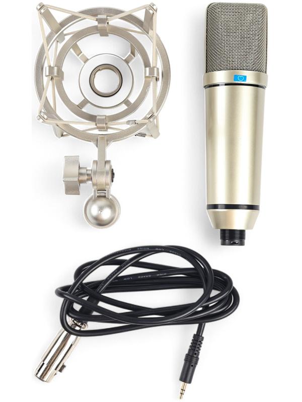 Микрофон конденсаторный Music Life U87: стойка + кабель в комплекте