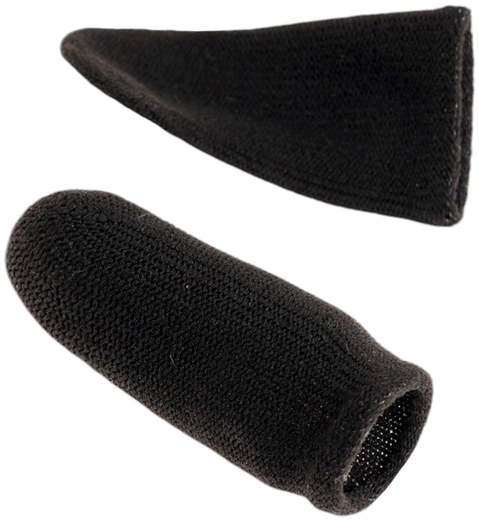 Набор напальчников для игр на смартфоне Luazon, 4 штуки, с защитой от пота, чёрные