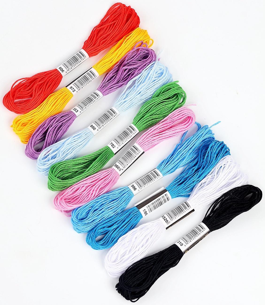 Вышивка крестиком с пяльцами для детей «Волшебные крестики», набор для творчества