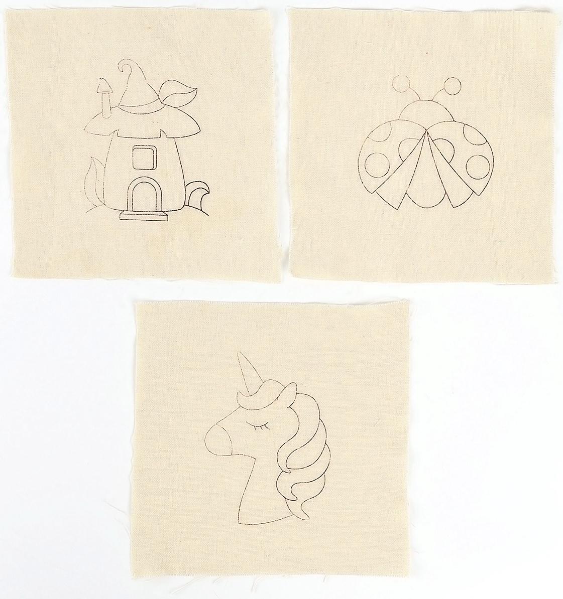 Вышивка крестиком с пяльцами для детей «Волшебные крестики», набор для творчества