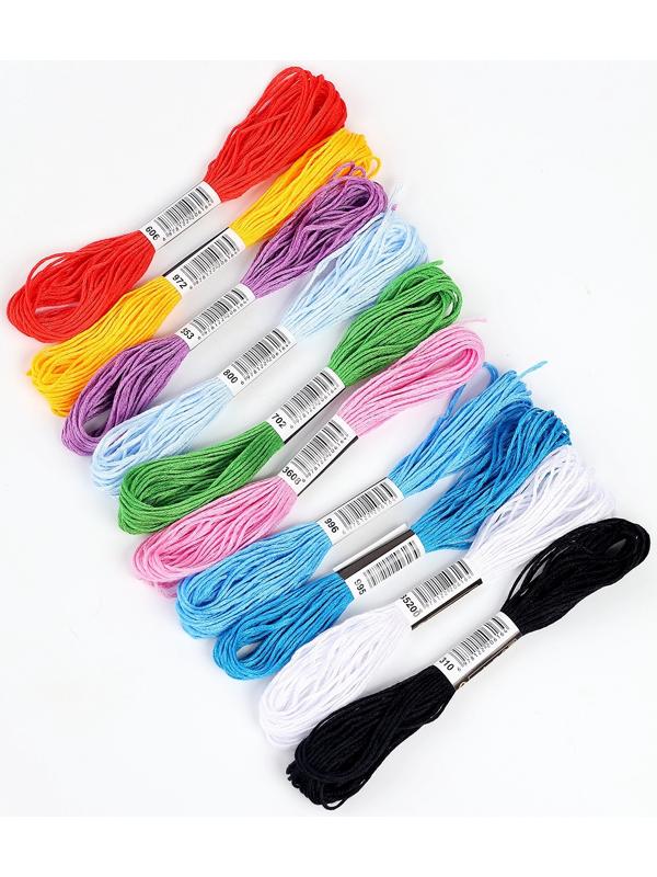 Вышивка крестиком с пяльцами для детей «Волшебные крестики», набор для творчества