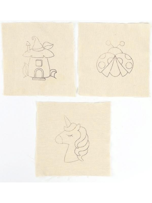 Вышивка крестиком с пяльцами для детей «Волшебные крестики», набор для творчества