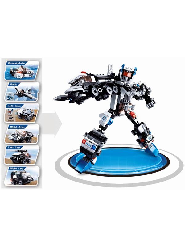 Конструктор блочный «Танк», 52 детали