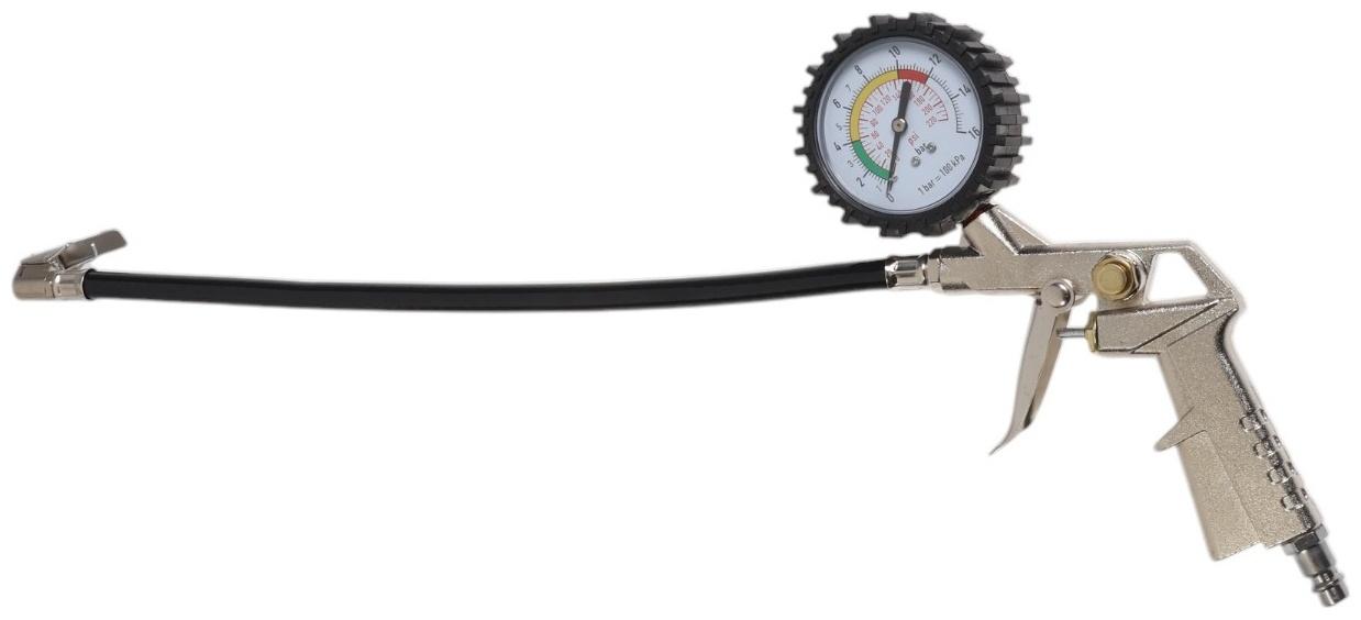 Пистолет пневматический для подкачки шин ТУНДРА, до 8 бар, шланг 400 мм