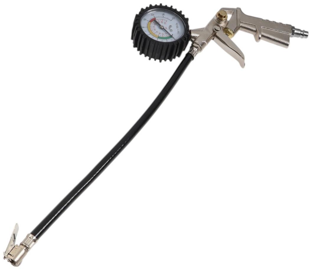 Пистолет пневматический для подкачки шин ТУНДРА, до 8 бар, шланг 400 мм