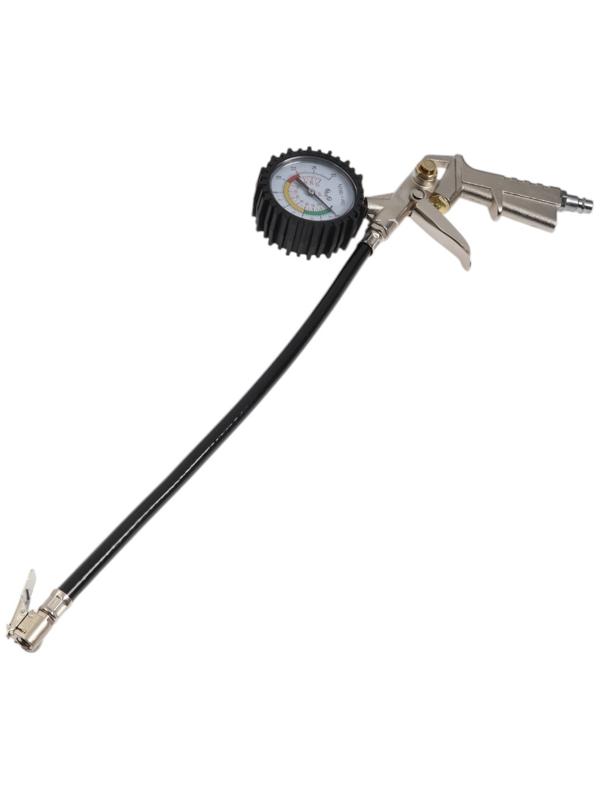 Пистолет пневматический для подкачки шин ТУНДРА, до 8 бар, шланг 400 мм