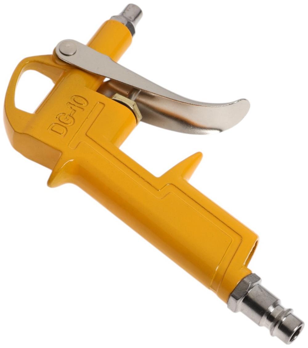 Продувочный пневматический пистолет ТУНДРА, металлический корпус, сопло 135×2 мм