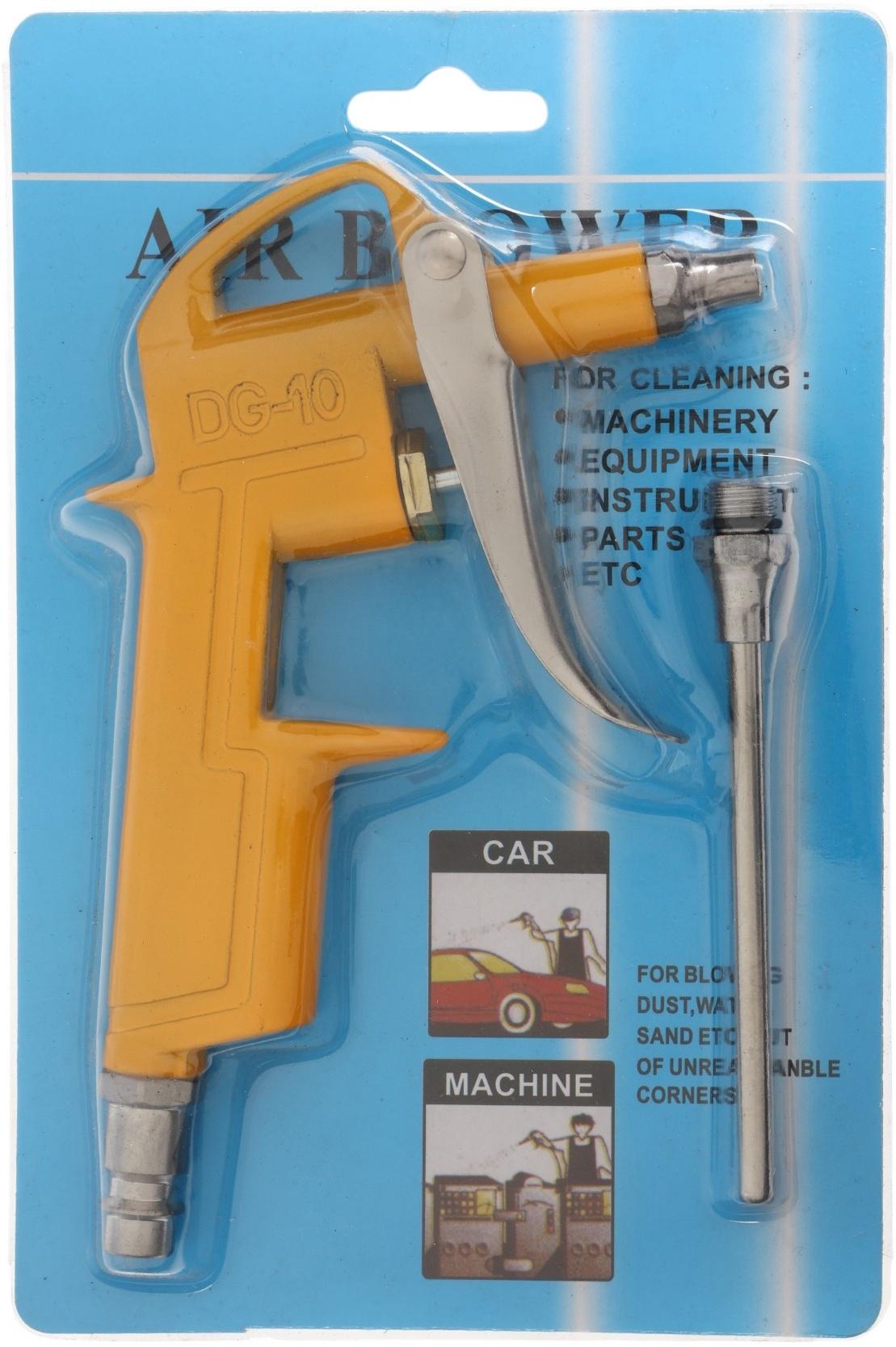 Продувочный пневматический пистолет ТУНДРА, металлический корпус, сопло 135×2 мм