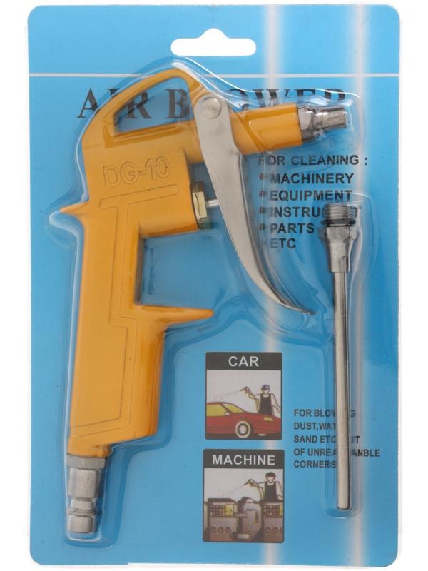 Продувочный пневматический пистолет ТУНДРА, металлический корпус, сопло 135×2 мм