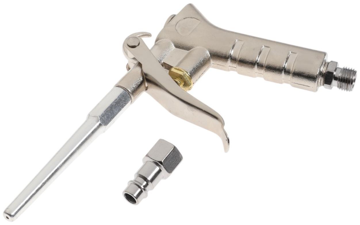 Продувочный пневматический пистолет ТУНДРА, металлический корпус, сопло 135×4 мм