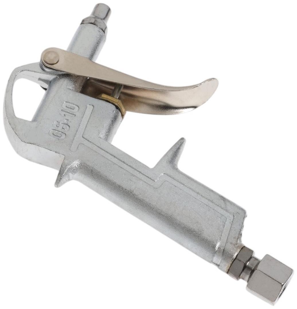 Продувочный пневматический пистолет ТУНДРА, металлический корпус, в наборе