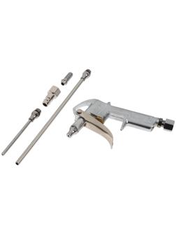 Продувочный пневматический пистолет ТУНДРА, металлический корпус, в наборе