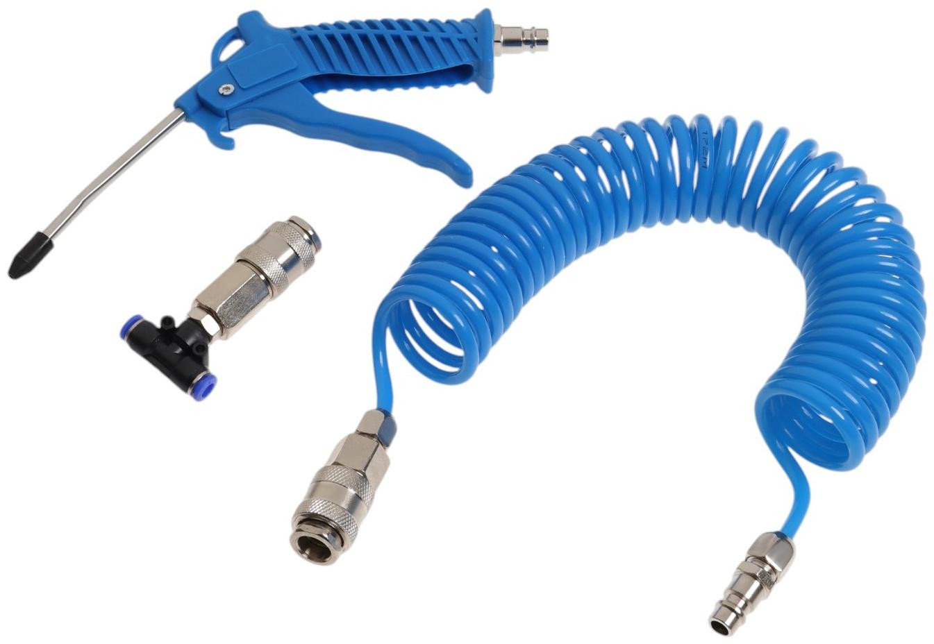 Продувочный пневматический пистолет ТУНДРА, пластиковый корпус, в наборе со шлангом