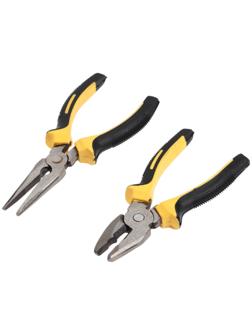 Набор шарнирно-губцевого инструмента ЛОМ, плоскогубцы и длинногубцы, 160 мм