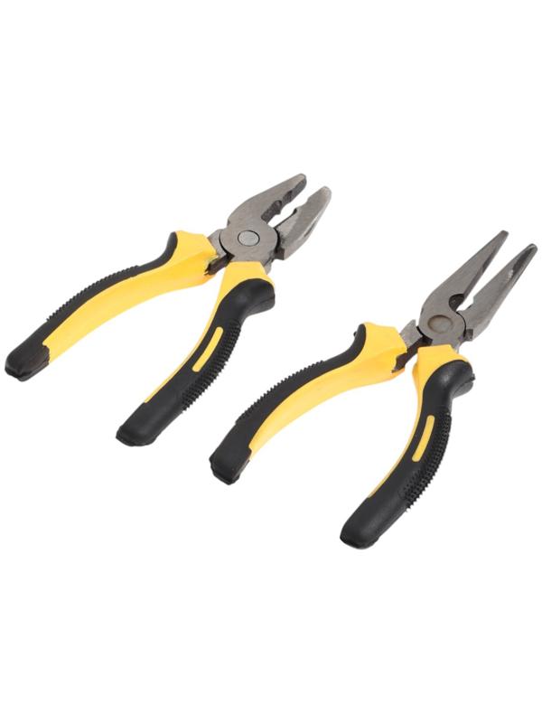 Набор шарнирно-губцевого инструмента ЛОМ, плоскогубцы и длинногубцы, 160 мм