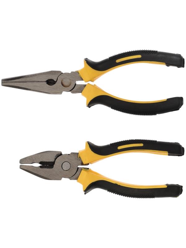 Набор шарнирно-губцевого инструмента ЛОМ, плоскогубцы и длинногубцы, 160 мм