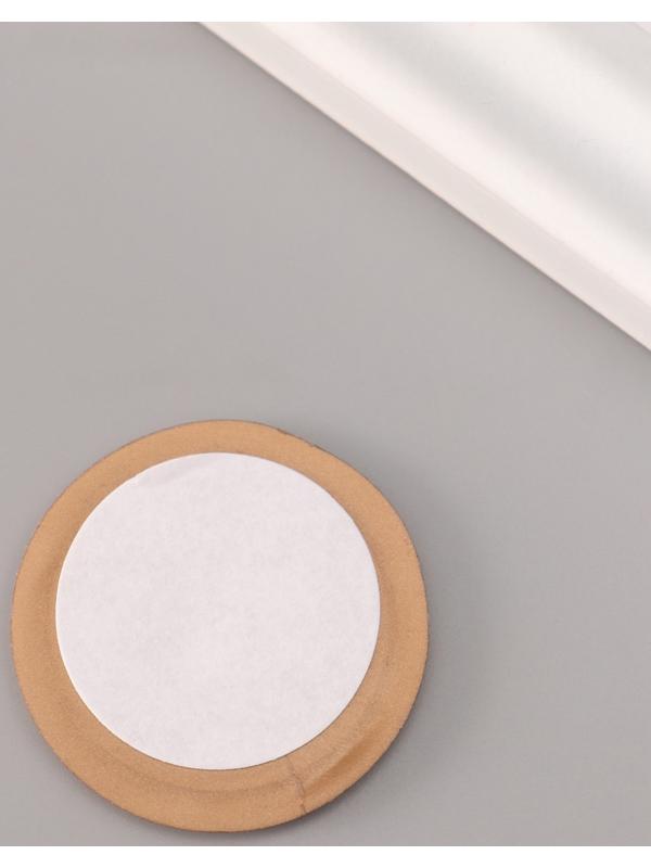 Сургучный оттиск «Ветка», декоративный элемент для приглашений, конвертов и сертификатов, бронза, d=3.2 см