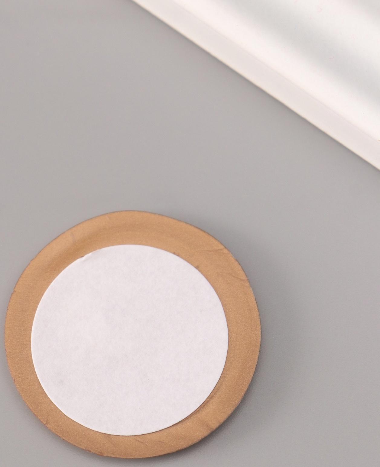 Сургучный оттиск «С любовью», декоративный элемент для приглашений, конвертов и сертификатов, бронза, d=3.2 см