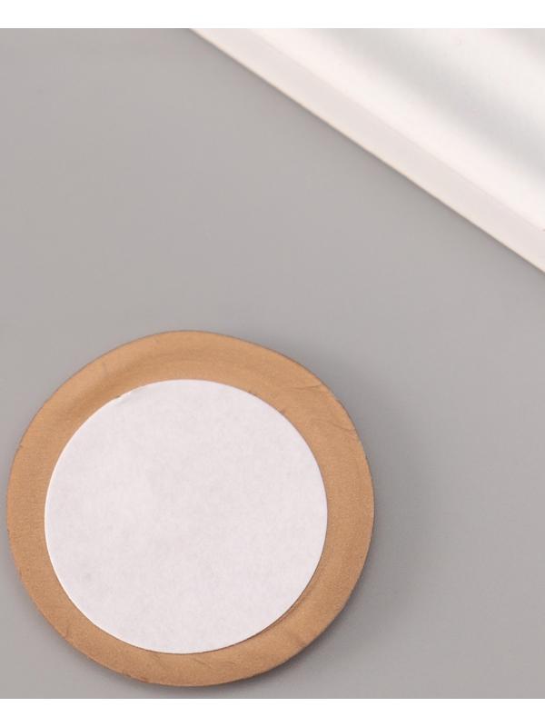 Сургучный оттиск «С любовью», декоративный элемент для приглашений, конвертов и сертификатов, бронза, d=3.2 см