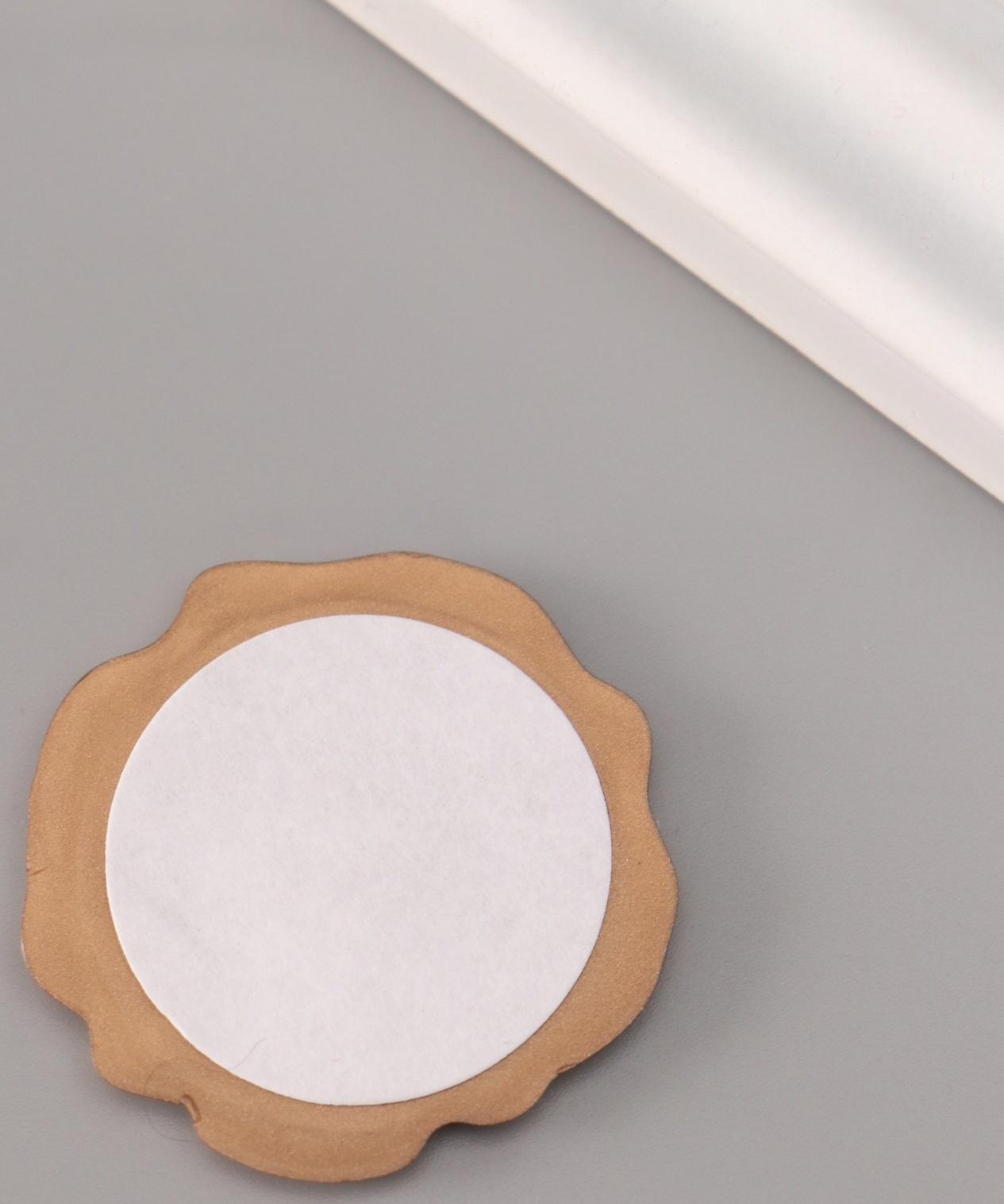 Сургучный оттиск «Париж», декоративный элемент для приглашений, конвертов и сертификатов, бронза, d=3.2 см