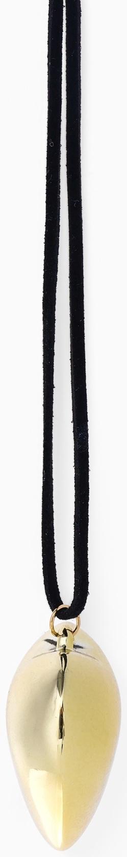 Портупея с кулоном «Сердечко» гладкое, трансформер, цвет золото, 150 см