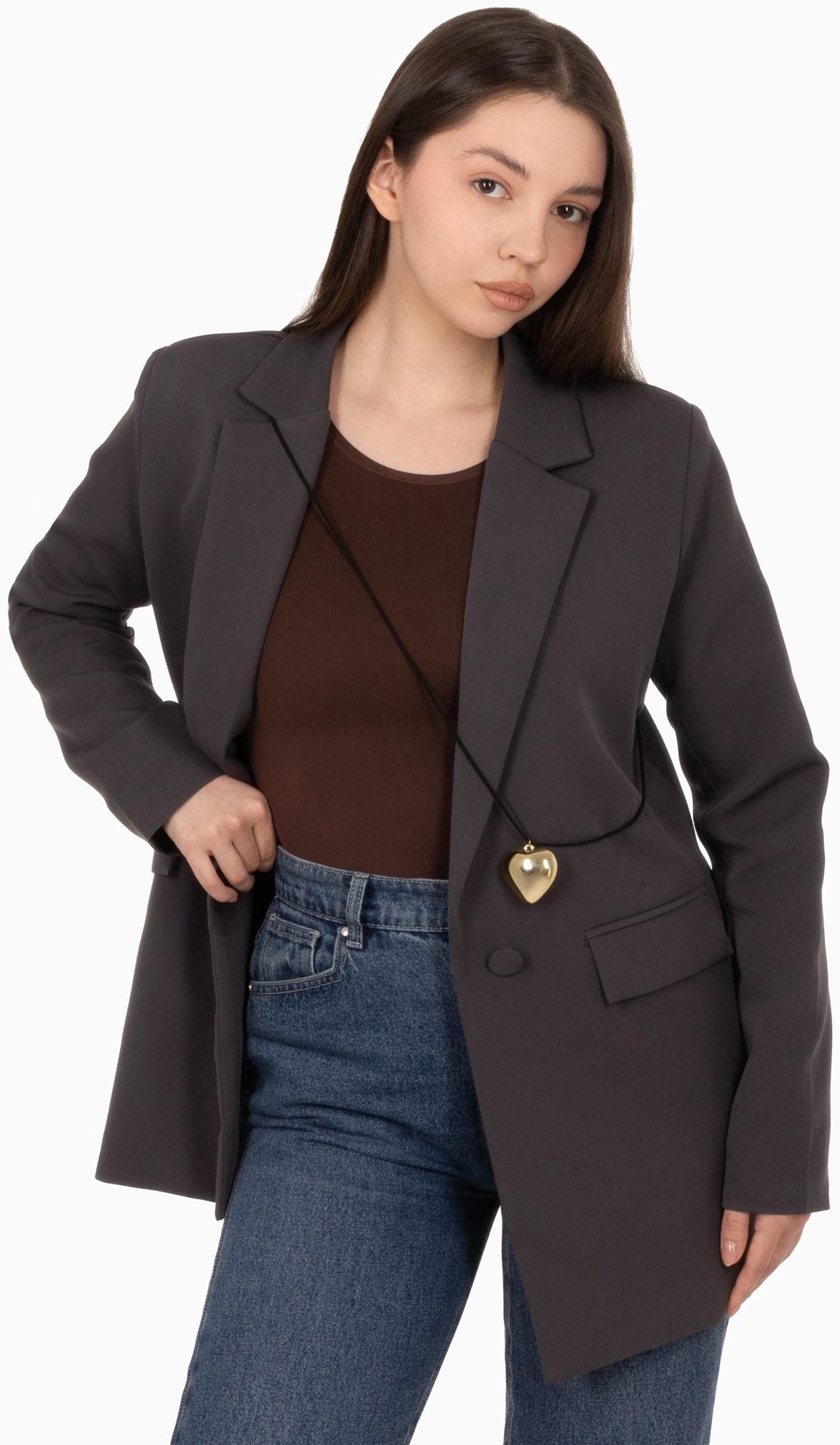 Портупея с кулоном «Сердечко» гладкое, трансформер, цвет золото, 150 см