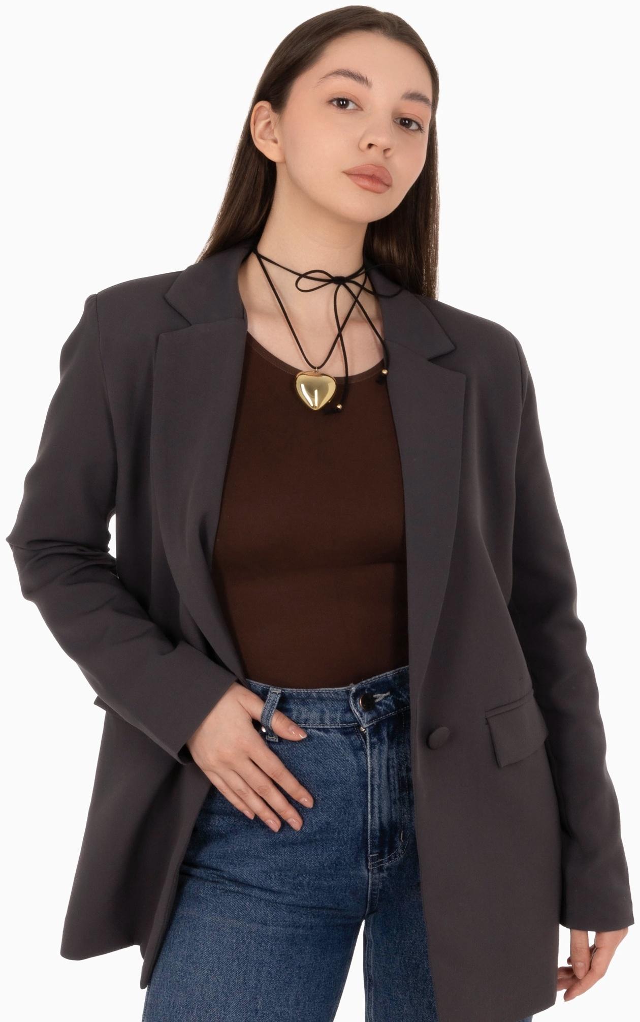 Портупея с кулоном «Сердечко» гладкое, трансформер, цвет золото, 150 см