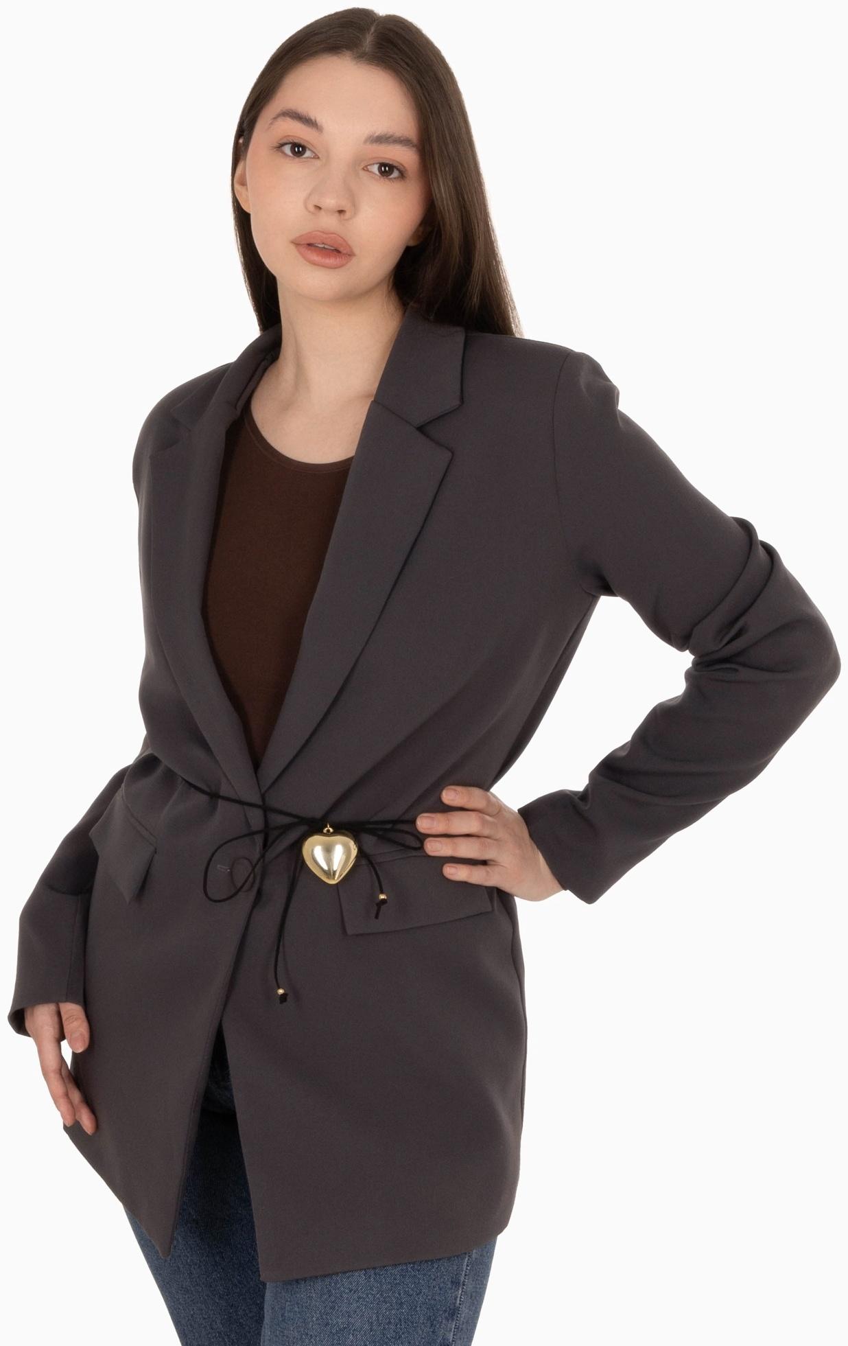 Портупея с кулоном «Сердечко» гладкое, трансформер, цвет золото, 150 см