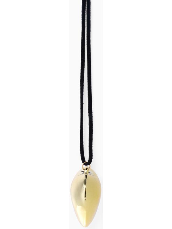 Портупея с кулоном «Сердечко» гладкое, трансформер, цвет золото, 150 см