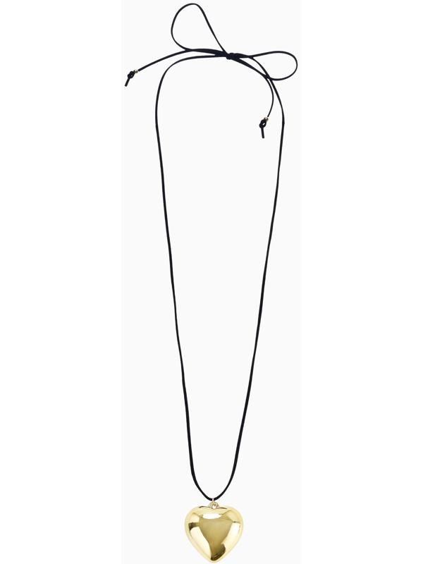 Портупея с кулоном «Сердечко» гладкое, трансформер, цвет золото, 150 см