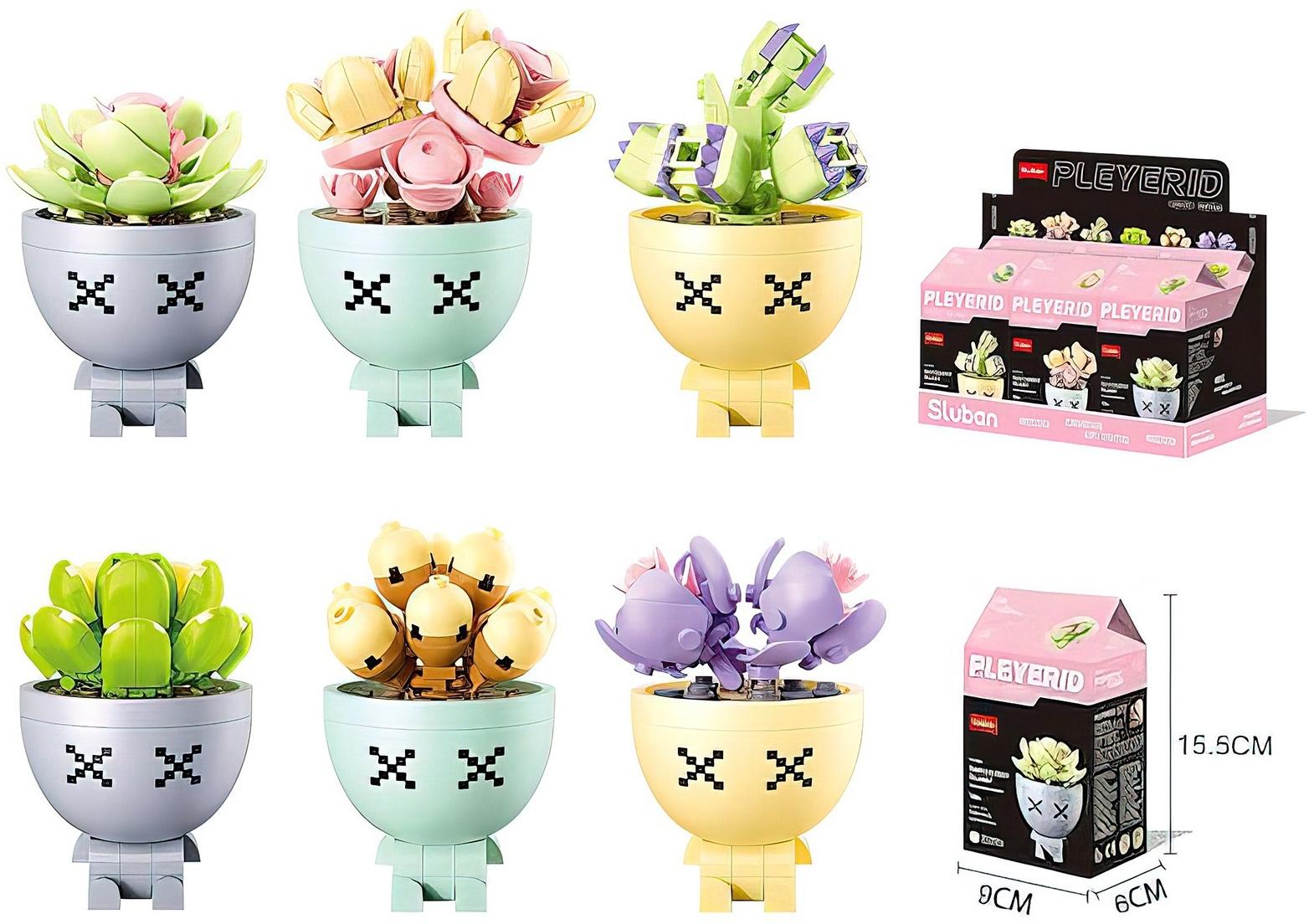 Конструктор «Цветы в горшочке», А