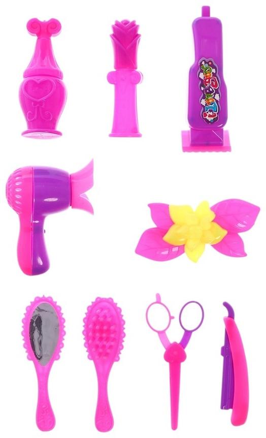 Игровой набор парикмахера, 9 предметов